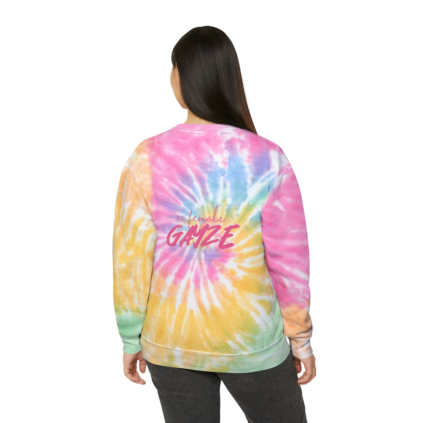 thought she was straight cis? i made her plot twist Tie-Dye Sweatshirt